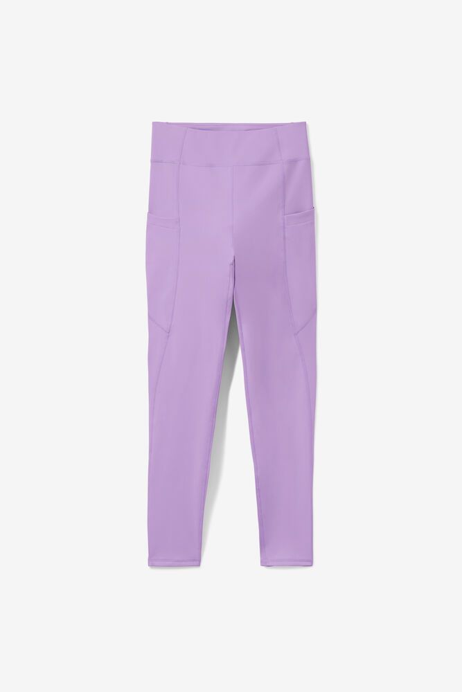 Fila Legging Gym-tastic 3/4 Tight Womens Purple - India NDL-284395